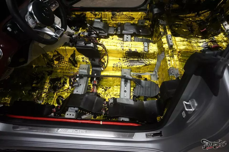 Mercedes S63AMG coupe. Комплексная шумоизоляция салона!